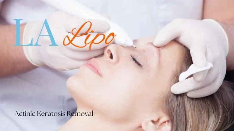 Woman receiving Actinic Keratosis Removal Treatment Lyndhurst