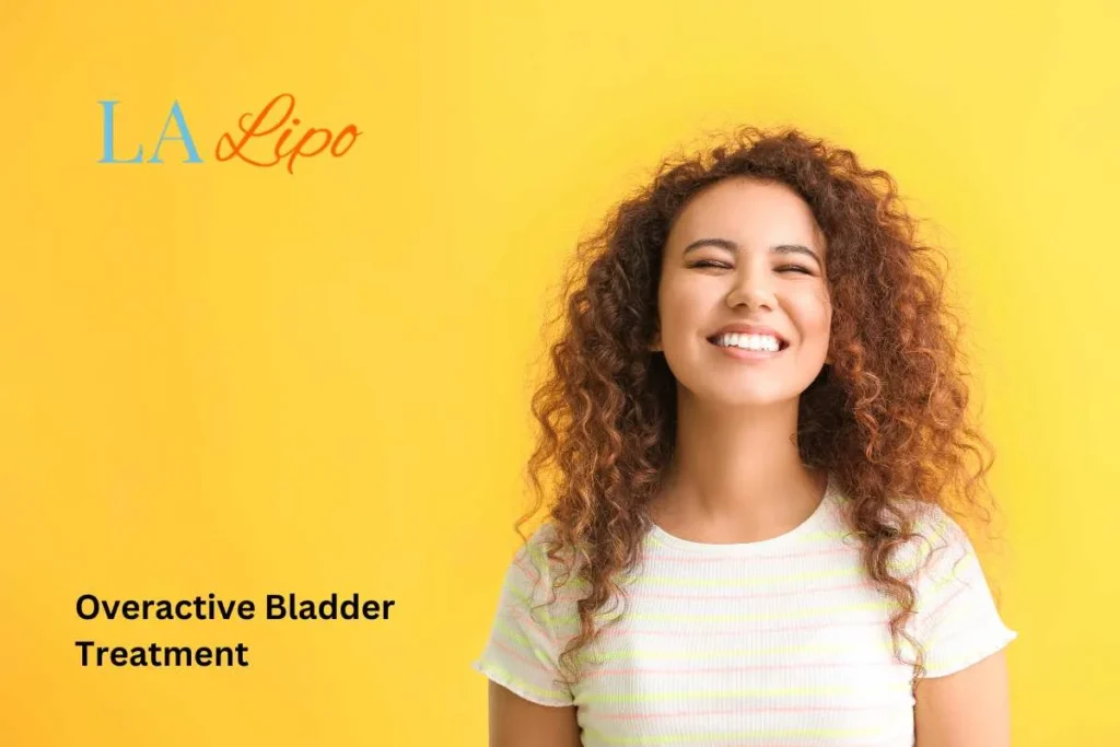 woman smiling about overactive bladder treatment Lyndhurst solutions