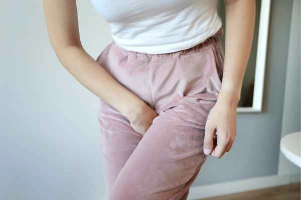 woman running for the toilet because of urinary incontinence Lyndhurst