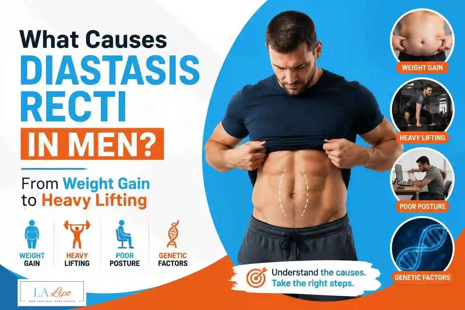 What Causes Diastasis Recti in Men? From Weight Gain to Heavy Lifting Lyndhurst